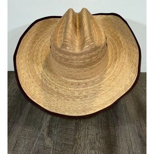 Jason Aldean Size 7 Natural Straw Cowboy Hat Resistol Outdoor Sun Protection
